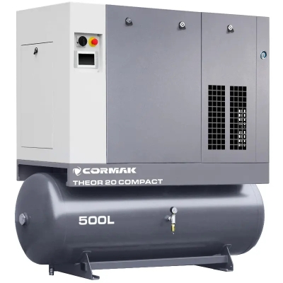 Compresor cu șurub CORMAK 15 kW cu uscător integrat