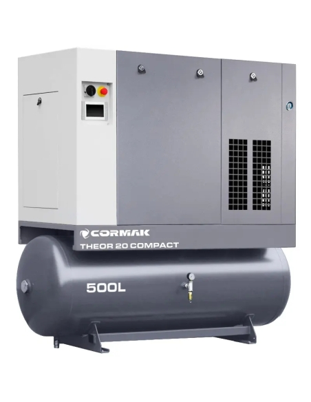 Compresor cu șurub CORMAK 15 kW cu uscător integrat