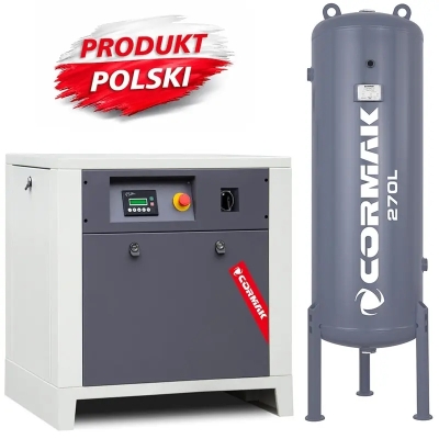Compresor cu șurub CORMAK LUFT 700 cu rezervor 270 l