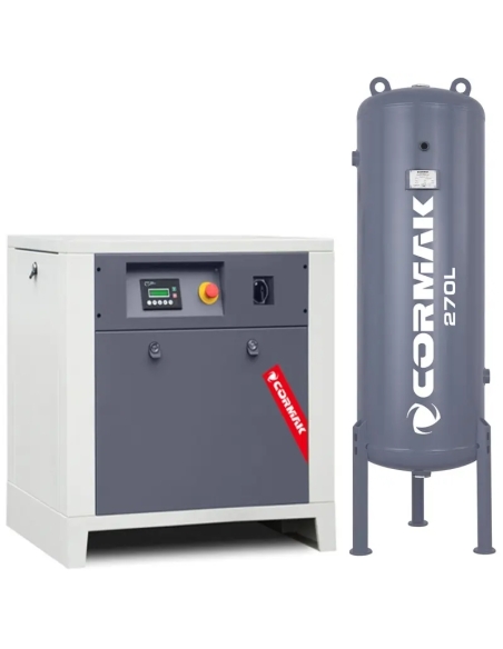 Compresor cu șurub CORMAK LUFT 700 cu rezervor 270 l