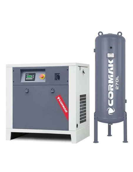 Compresor cu șurub CORMAK LUFT 700 cu rezervor 270 l