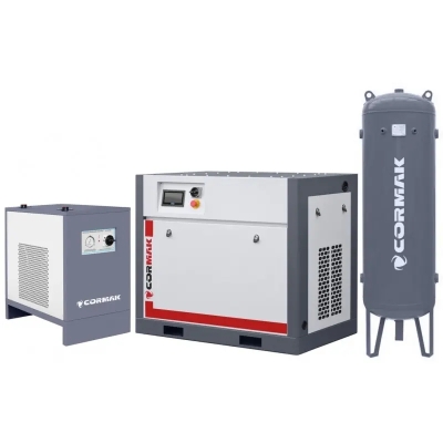 Set compresor THEOR 15 cu uscător N20S și butelie 500 L