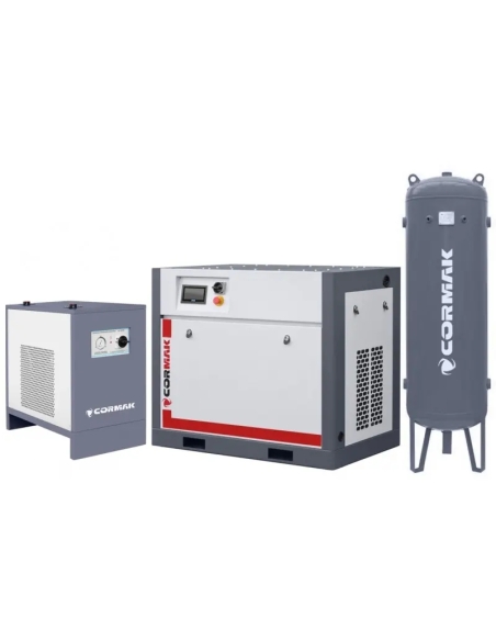 Set compresor THEOR 15 cu uscător N20S și butelie 500 L