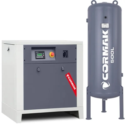 Compresor cu șurub CORMAK LUFT 700 cu rezervor 500 l 2