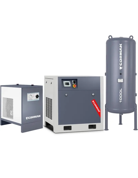 Set compresor cu șurub LUFT 1500 cu invertor