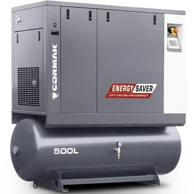 Compresor cu șurub LUFT 700 VSD+PM cu uscător și rezervor