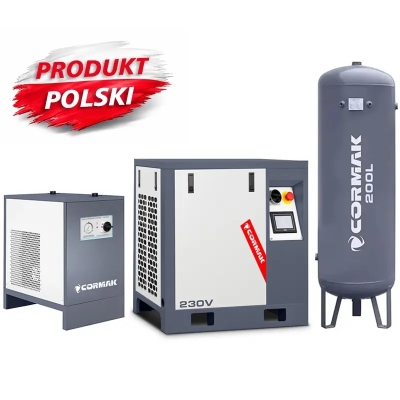 Set compresor LUFT 400 cu uscător N10S și rezervor 200 l