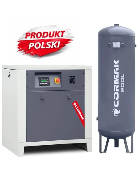 Compresor cu șurub LUFT 700 cu butelie verticală 200 l