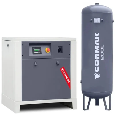 Compresor cu șurub LUFT 700 cu butelie verticală 200 l 2
