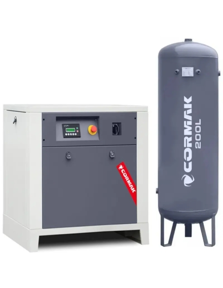 Compresor cu șurub LUFT 700 cu butelie verticală 200 l