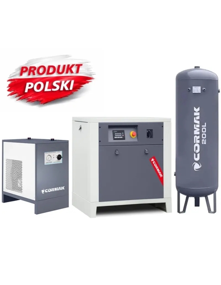 Set compresor LUFT 700 cu uscător și butelie 200 l