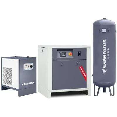 Set compresor LUFT 700 cu uscător și butelie 200 l 2