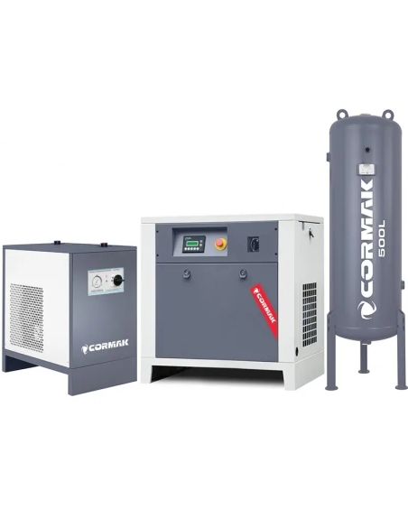 Set compresor LUFT 700 cu uscător și butelie de 500 l