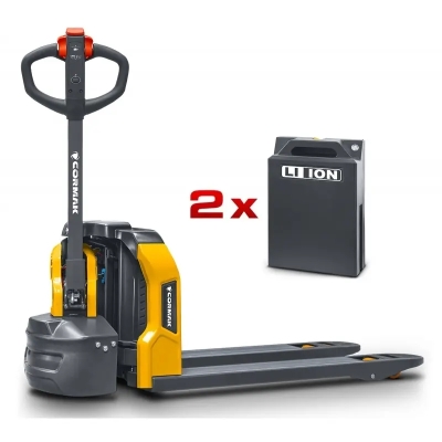 Transpalet electric Q15-5 cu 2 baterii Li-Ion