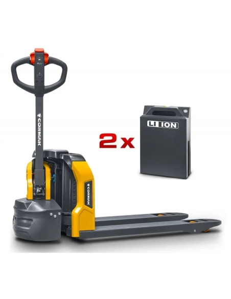 Transpalet electric Q15-5 cu 2 baterii Li-Ion