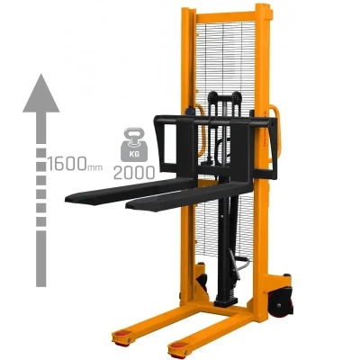 Stivuitor manual CORMAK WRHS 2016 cu furci reglabile