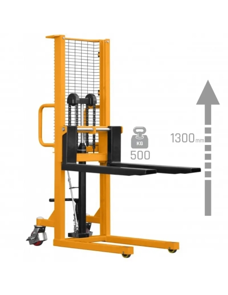 Stivuitor manual CORMAK P513, compact și stabil