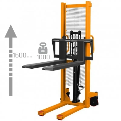 Transpalet manual CORMAK WRHS 1016 cu furci reglabile