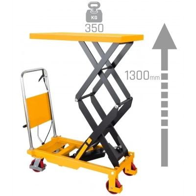 Cărucior platformă foarfecă TA3510 pentru ridicare 350 kg