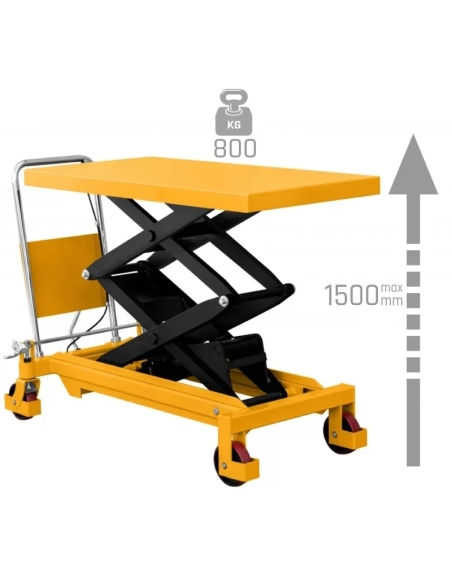 Cărucior platformă foarfecă TA8015 pentru sarcini grele