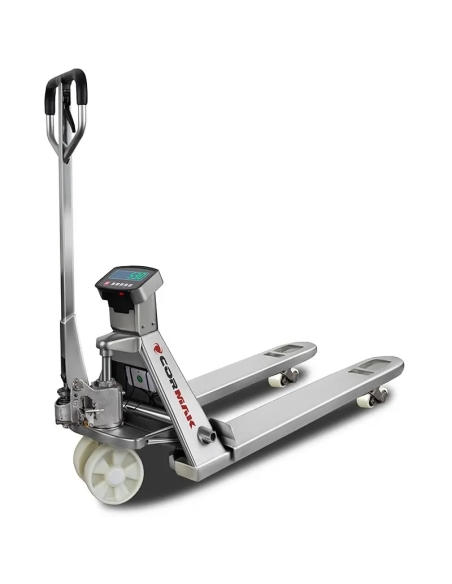 Transpalet inox cu cântar CORMAK SP2000, 2000 kg
