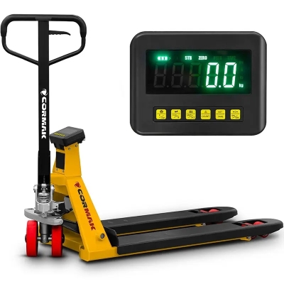 Transpalet cu cântar CORMAK SP2500, capacitate 2500 kg