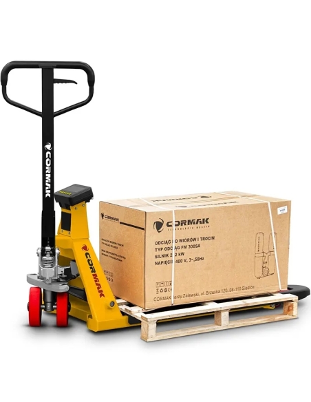 Transpalet cu cântar CORMAK SP2500, capacitate 2500 kg