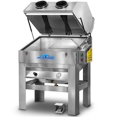 Cabină de sablare umedă CORMAK KDMP400 din inox 2