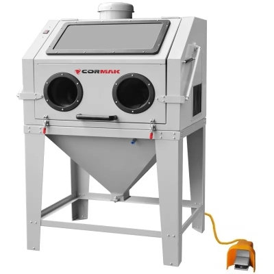 Cabină de sablare 350 L cu extractor ciclon DC15
