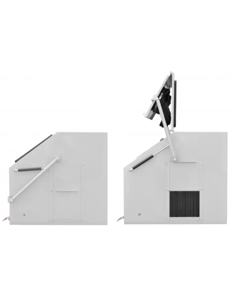 Cabină de sablare 350 L cu extractor ciclon DC15