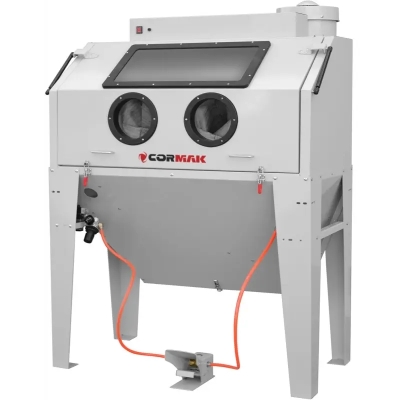Cabină de sablare KDP420 cu extractor pentru lucru fără praf