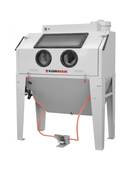 Cabină de sablare KDP420 cu extractor pentru lucru fără praf