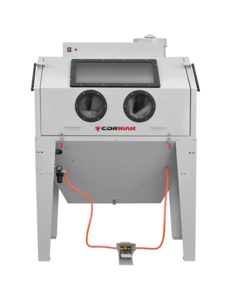Cabină de sablare KDP420 cu extractor pentru lucru fără praf