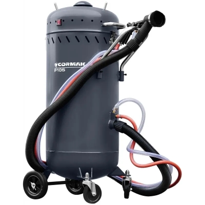 Sablator mobil CORMAK P105 cu aspirator integrat