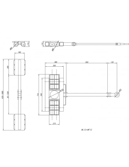 Set role transportoare CORMAK WL12 + WF12 pentru 24 t