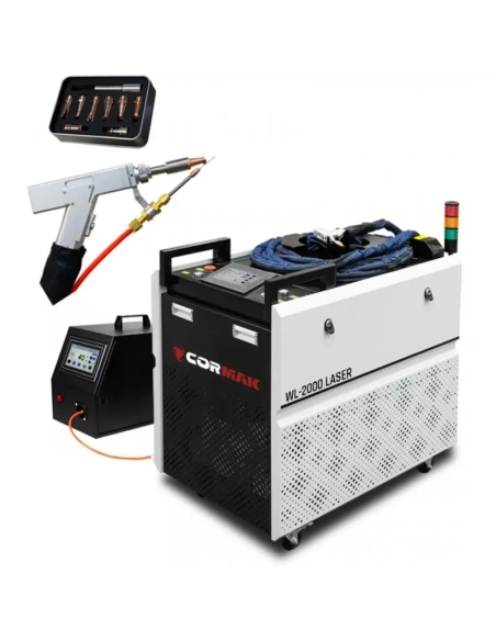 Aparat de sudură laser CORMAK WL2000, 3 în 1
