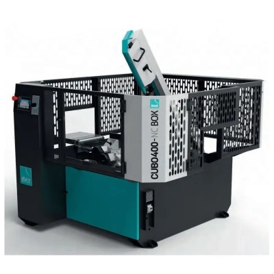 Fierăstrău automat CNC IMET CUBO 400 NC BOX cu ecran tactil
