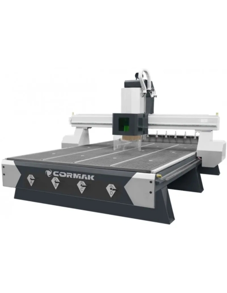 Mașină CNC frezat lemn CORMAK C1531 ATC cu masă vacuum