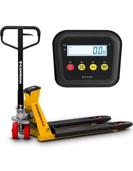 Transpalet cu cântar electronic SP2000E, capacitate 2000 kg