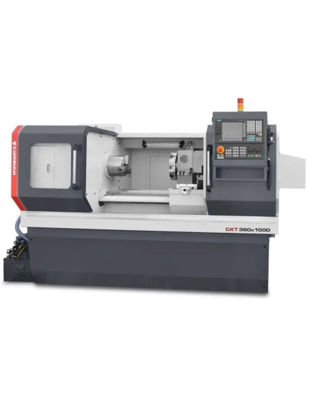 Strung CNC CKT 360×1000 cu mandrină hidraulică