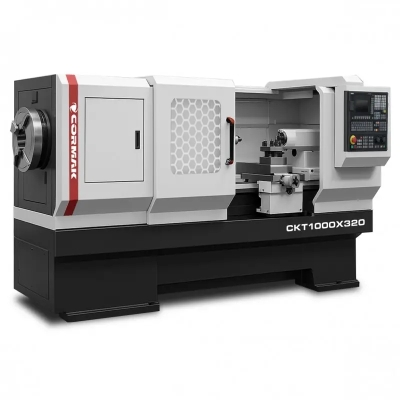 Strung CNC pentru țevi CKT1000×2000 cu alezaj 320 mm