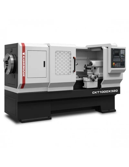 Strung CNC pentru țevi CKT1000×2000 cu alezaj 320 mm