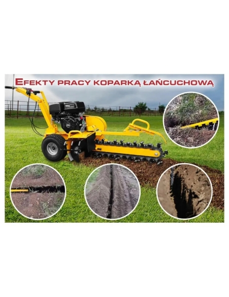 Mașină de săpat șanțuri CORMAK GF1500, 15 CP