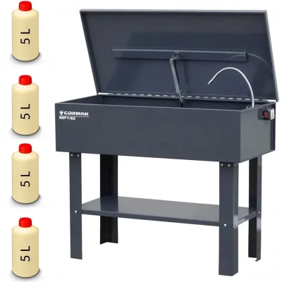 Mașină de spălat piese CORMAK MP140 cu rezervor 140 L