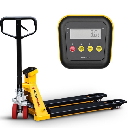 Transpalet cu cântar electronic CORMAK SP2500E2