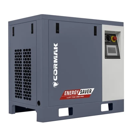 Compresor cu șurub LUFT 700 VSD+PM pe rezervor 200L