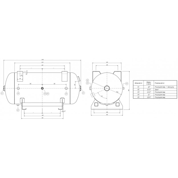 Compresor cu șurub LUFT 700 VSD+PM pe rezervor 200L