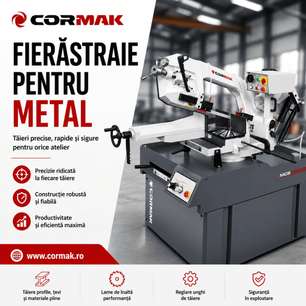 Ferastraie pentru metal - Ghid complet pentru alegerea echipamentului potrivit in debitarea profesionala a metalelor