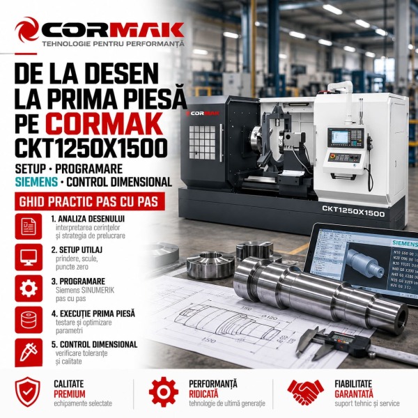 Setup strung CNC Siemens 808D – CORMAK CKT1250X1500